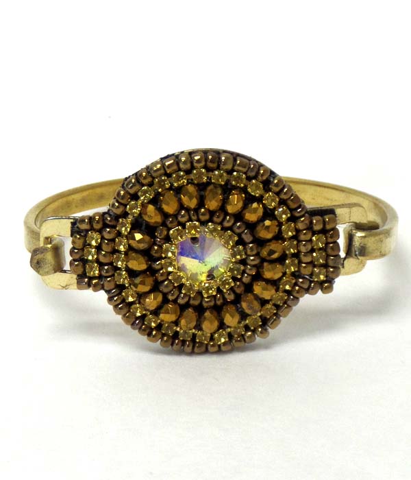 Layer stones with hook bracelet 