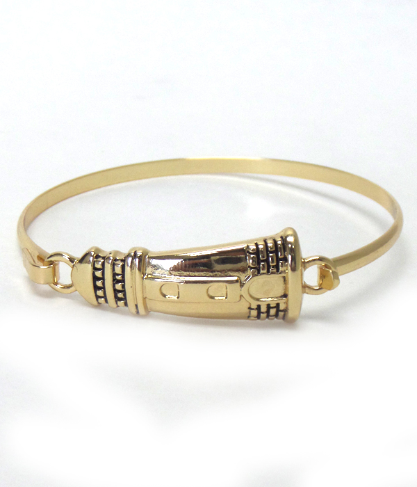 Lighthouse metal hook bangle bracelet 