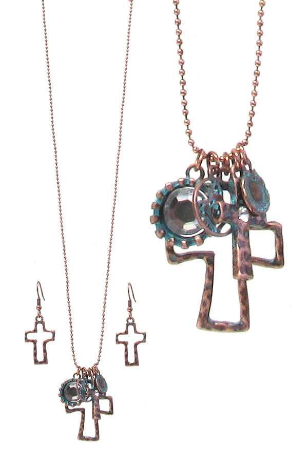 RELIGIOUS INSPIRATION MULTI CHARM NECKLACE SET