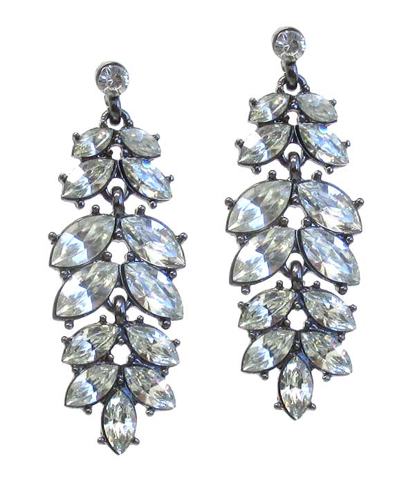 Multi marquise drop earring