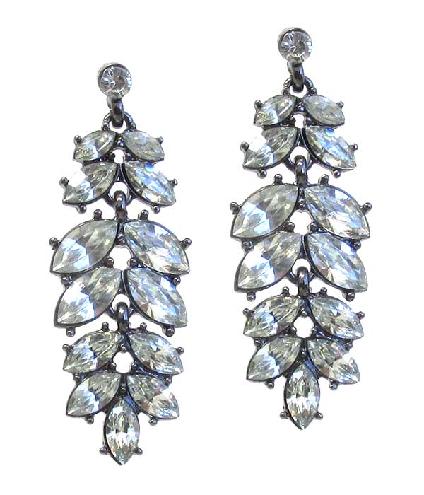 MULTI MARQUISE DROP EARRING