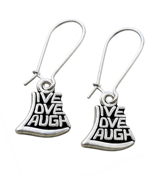 Live love laugh earring