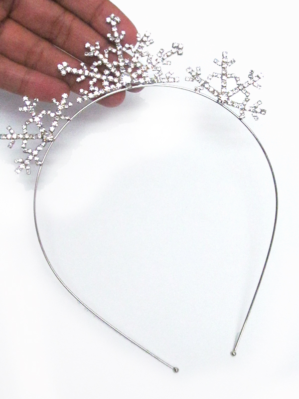Crystal snowflake headband
