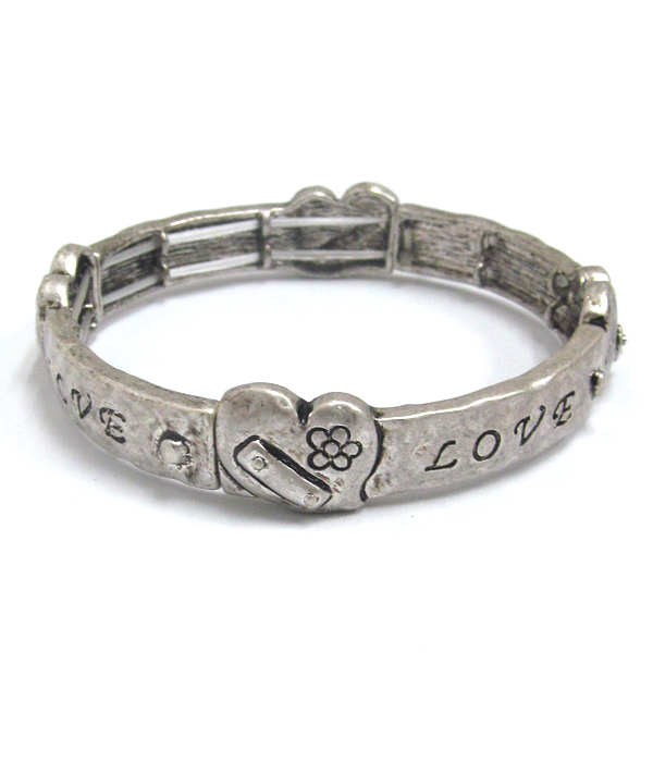 Religious inspiration stretch bracelet