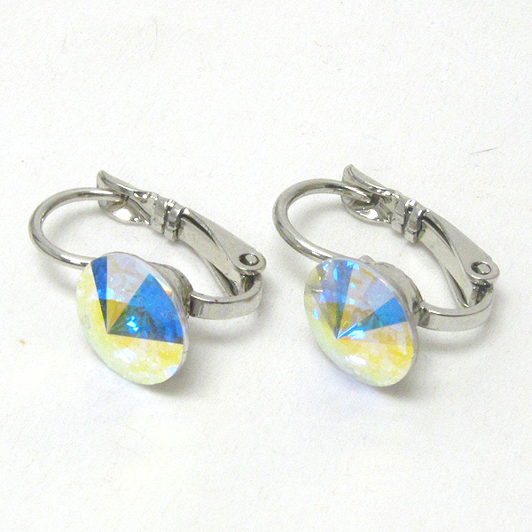 Swarovski stone euro style earring