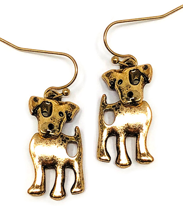 PET LOVERS THEME DOG EARRING