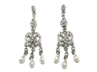Austrian crystal chandelier earring