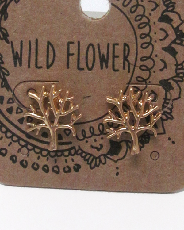 Life tree earrings 