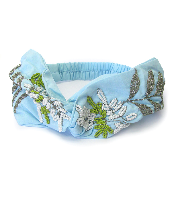 Handmade chiffon stretch headband