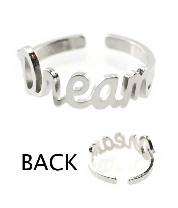 Inspiration theme ring - dream