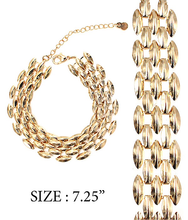 MULTI CHAIN LINK BRACELET