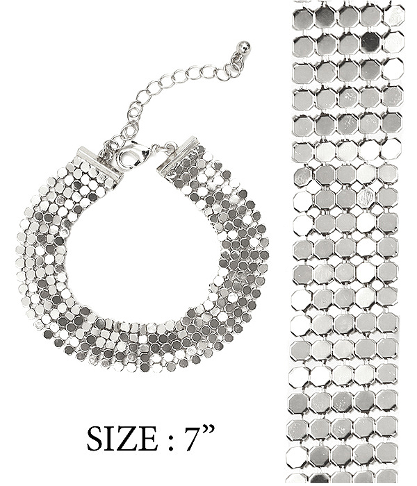 METAL MESH CHAIN BRACELET