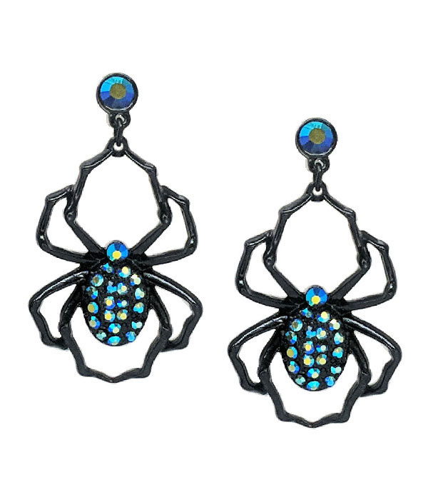 Halloween spider earring