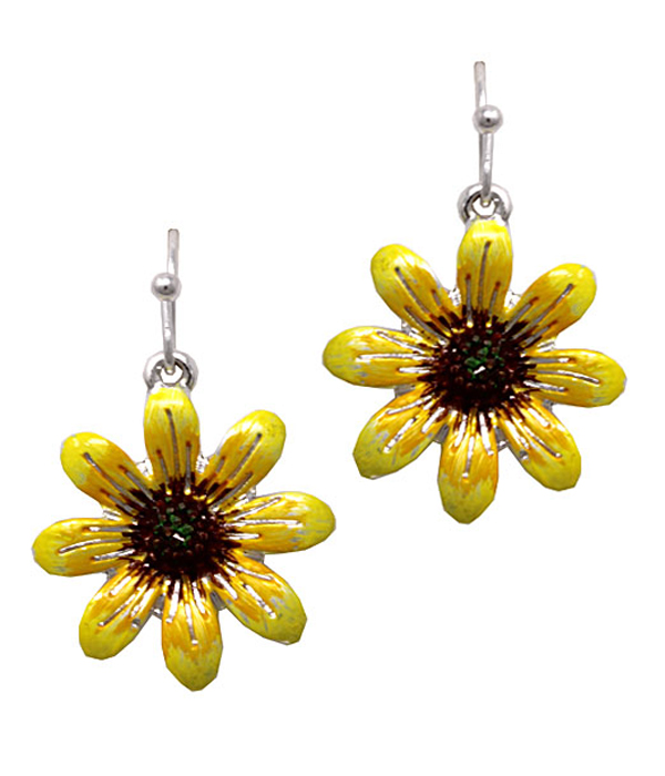 GARDEN THEME EARRING - PAINT FLOWER