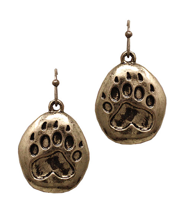 PAW PRINT EARRING