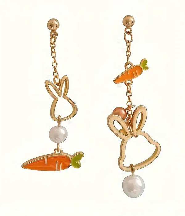 Easter theme bunny earring