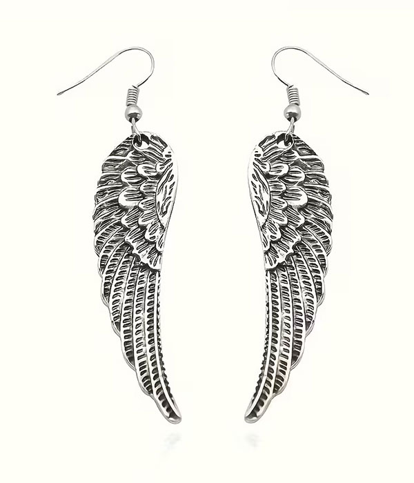 Angel wing earring