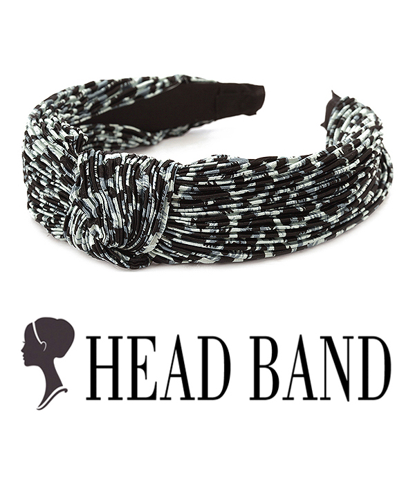 Animal print head band