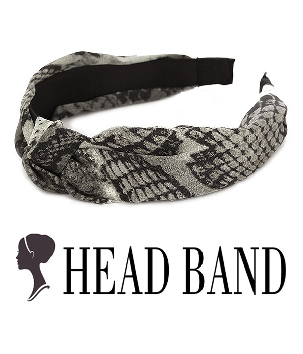 Animal print head band