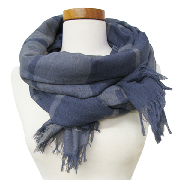 100% polyester twin stripe  muffler