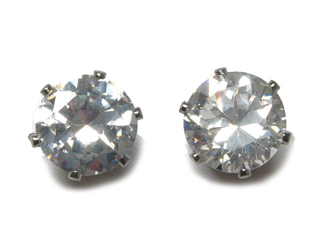 Rhinestone post earring