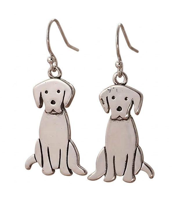 Pet lover theme dog earring - labrador