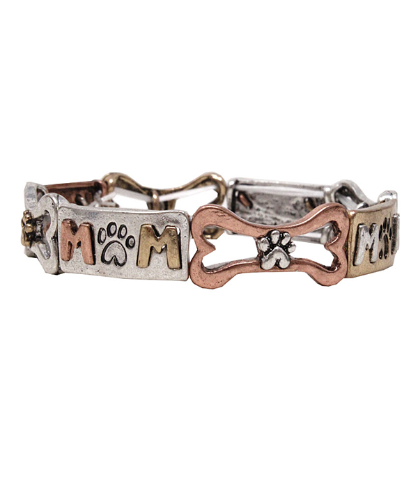 Pet lovers theme stretch bracelet