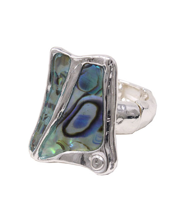 Abalone stretch ring
