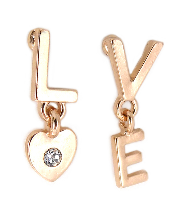Love earring -valentine
